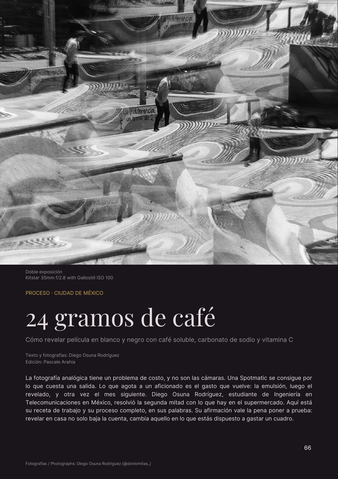 Header image for 24 gramos de café
